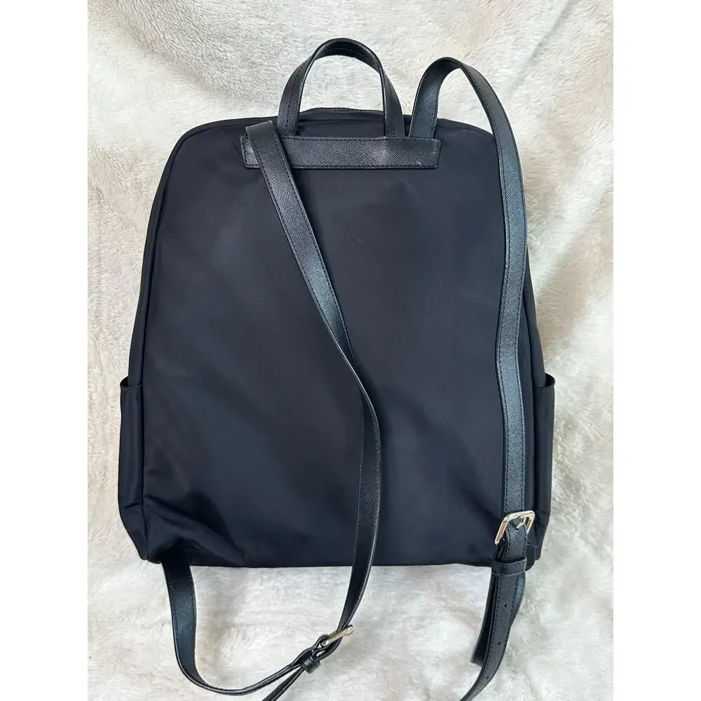 KATE SPADE Hilo Blake Ave XL Laptop Backpack Nylon Black $225